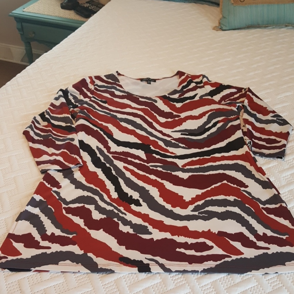 Animal print tunic
